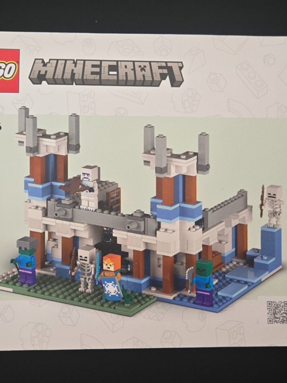 LEGO Minecraft 21186 The Ice Castle Instruction Manual – Original Book Only